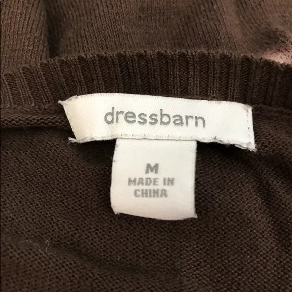 Tie Dye 100% Cotton Cardi Lightweight Knit sweater Brown White Cardigan M - Picture 3 of 3